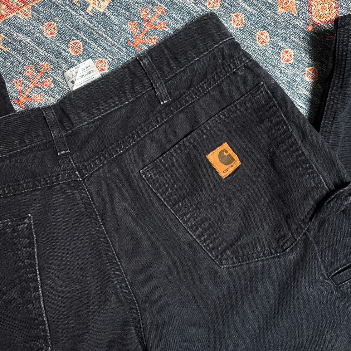 칼하트 가죽탭 싱글니 카펜터팬츠 상품이미지5
