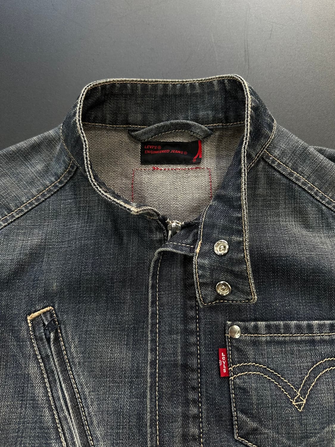 리바이스 엔지니어드 진 넥버클 락시크 데님자켓 상품이미지6
