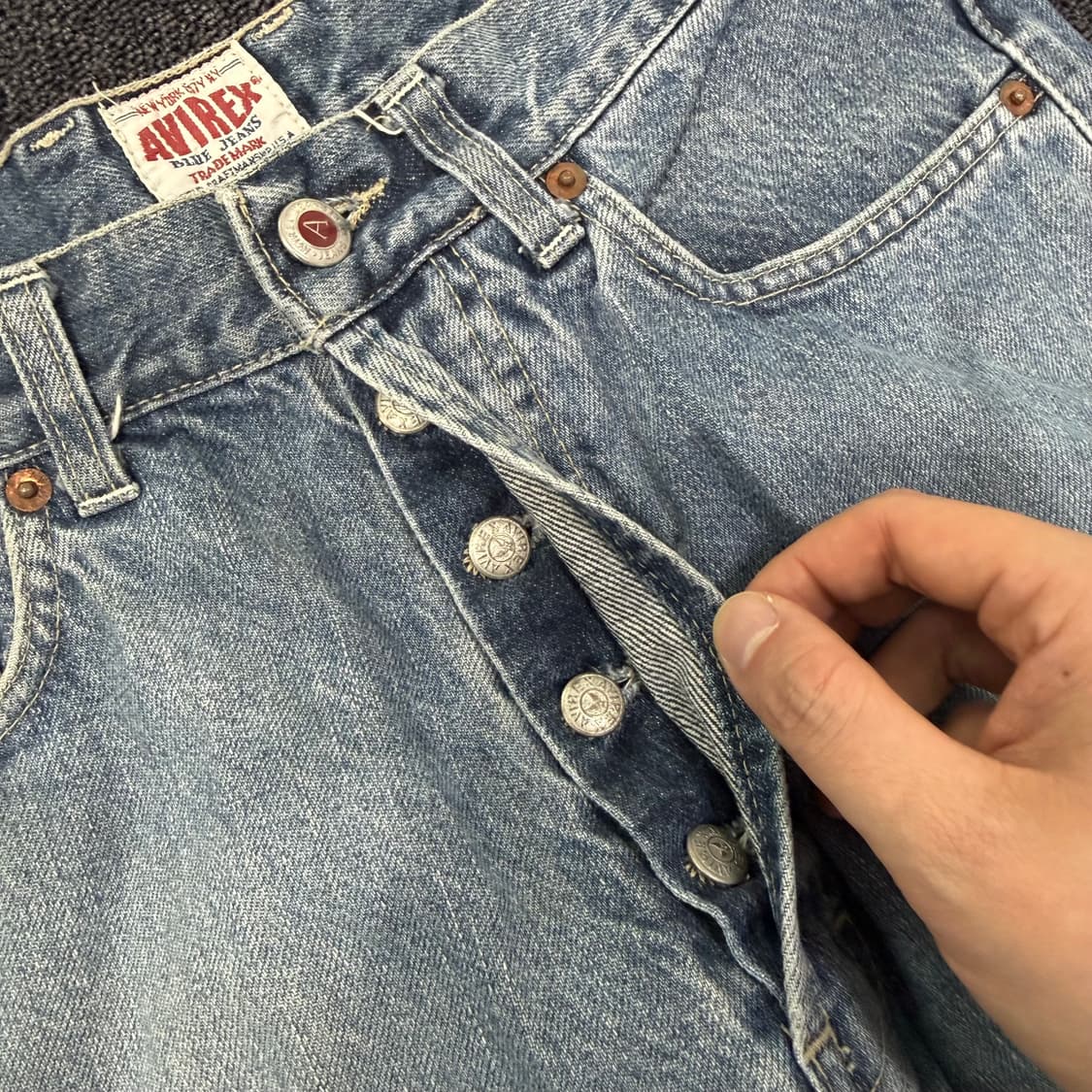 AVIREX 아비렉스 BLUE JEANS 데님 팬츠 상품이미지8