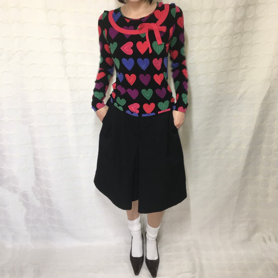 blumarine blugirl 블루마린 하트 리본 니트 탑 상품이미지1