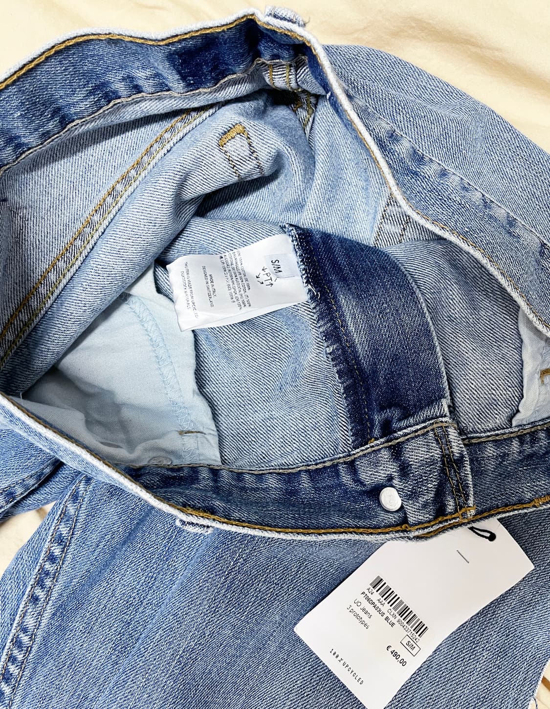 프로토타입 아웃라인 로우 컷 데님 상품이미지4