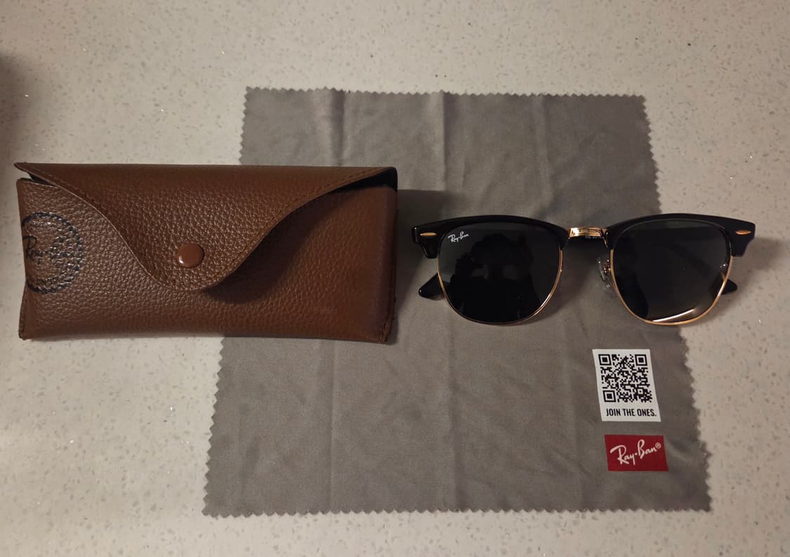 레이밴 클럽마스터 RB3016 51사이즈 판매합니다. 상품이미지1
