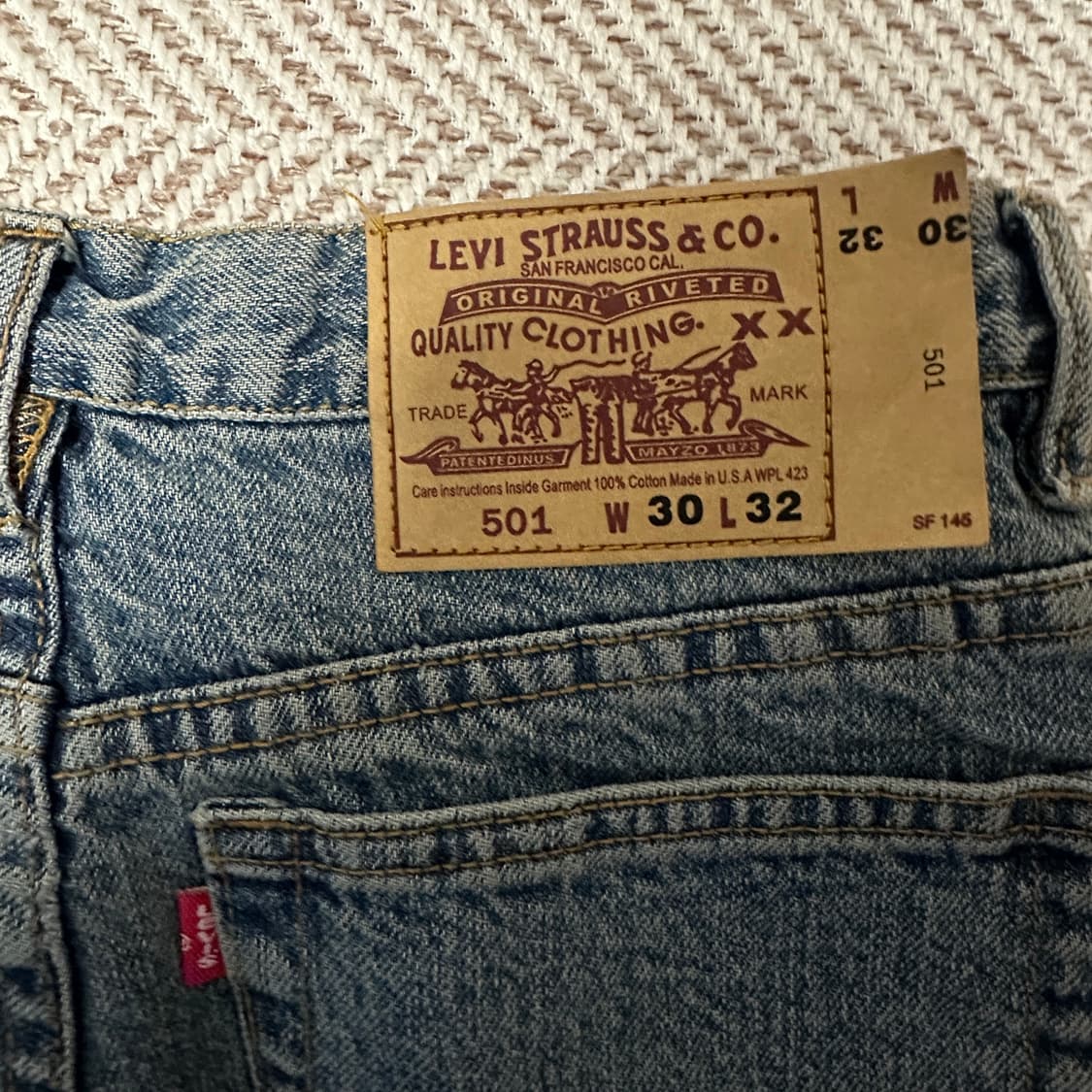 LEVI'S 501 90's usa made women jeans 상품이미지3