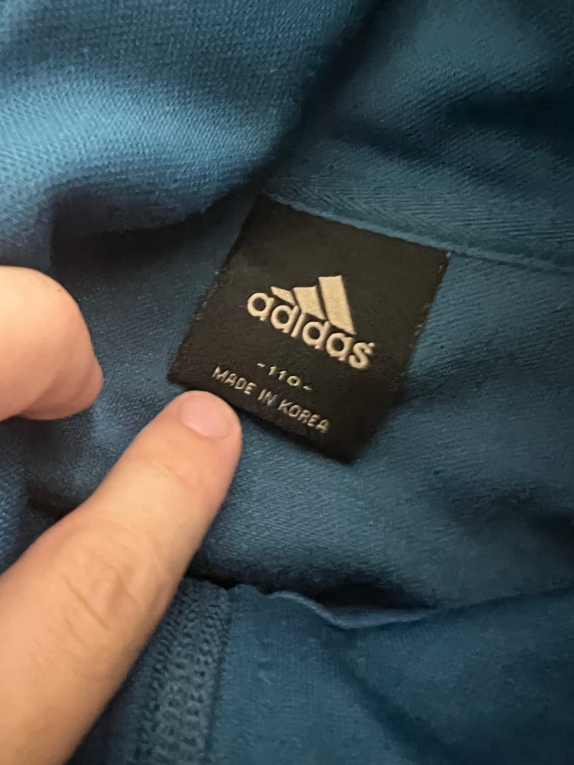 아디다스 블루 오렌지 져지 트랙탑 상품이미지3