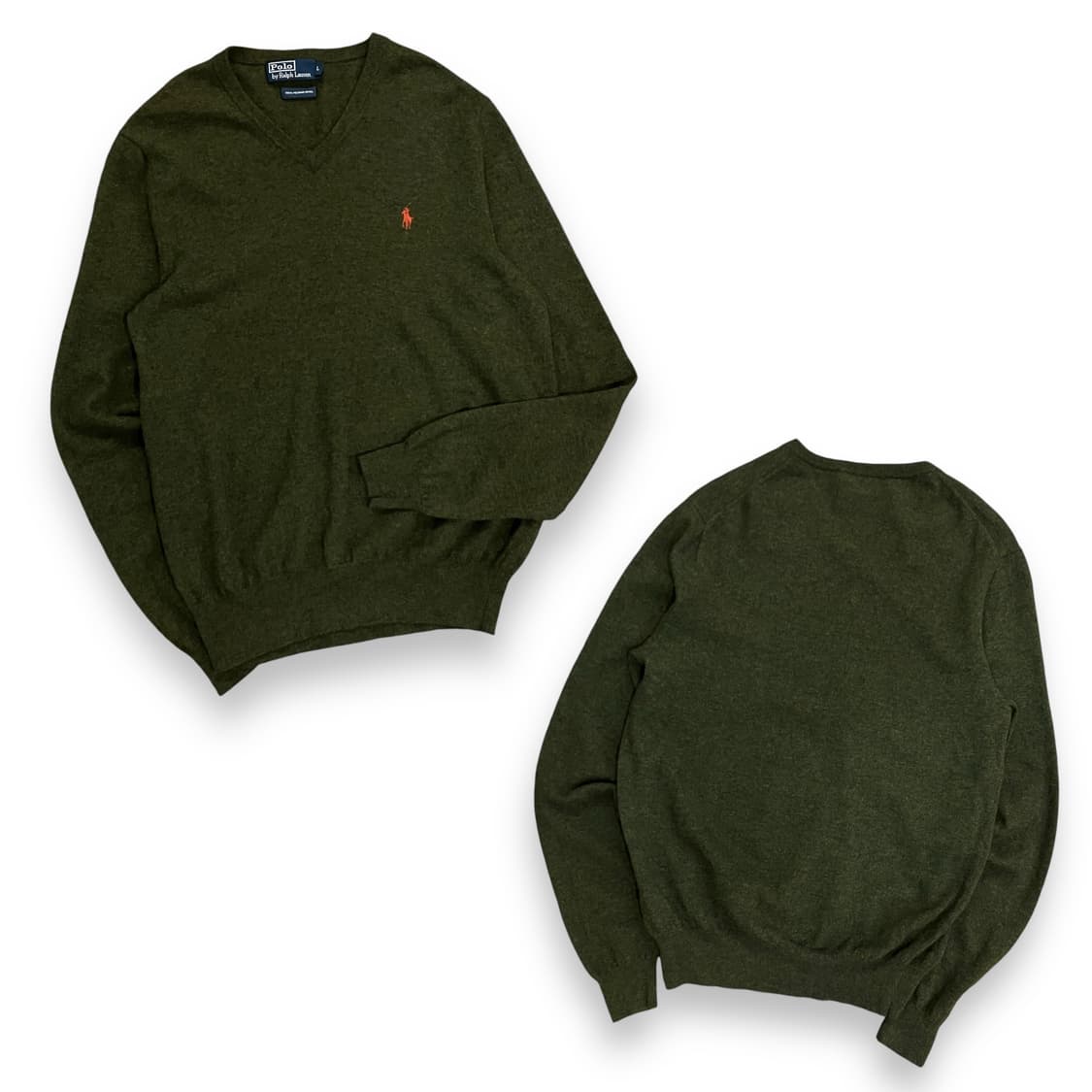 폴로 랄프로렌 메리노울 브이넥 니트 y08305 상품이미지1