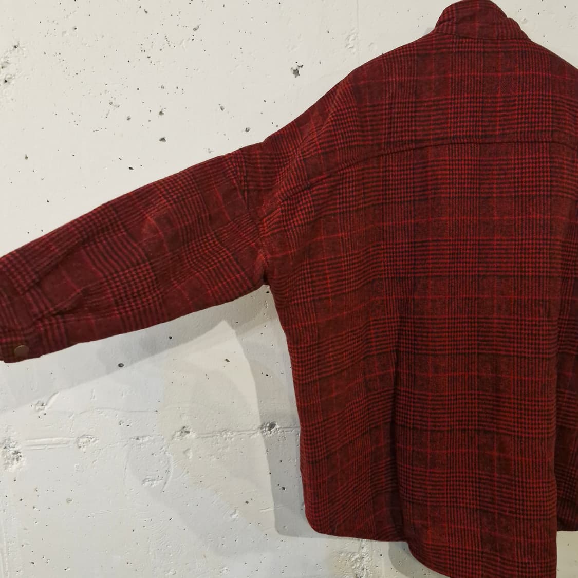 양털 안감 체크 점퍼 F 새상품 상품이미지5