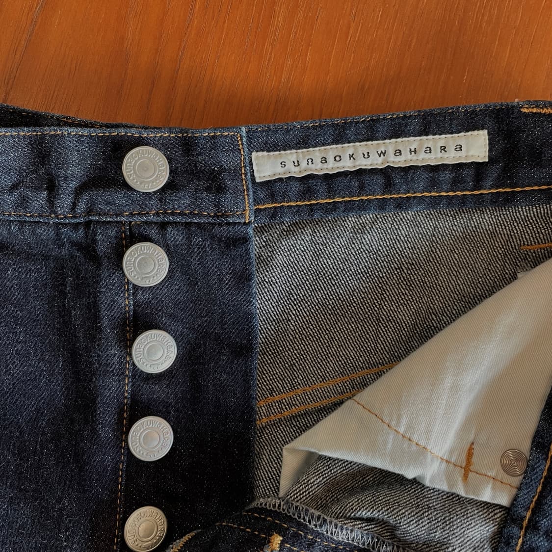 Sunao Kuwahara Patchwork Denim Skirt 상품이미지7
