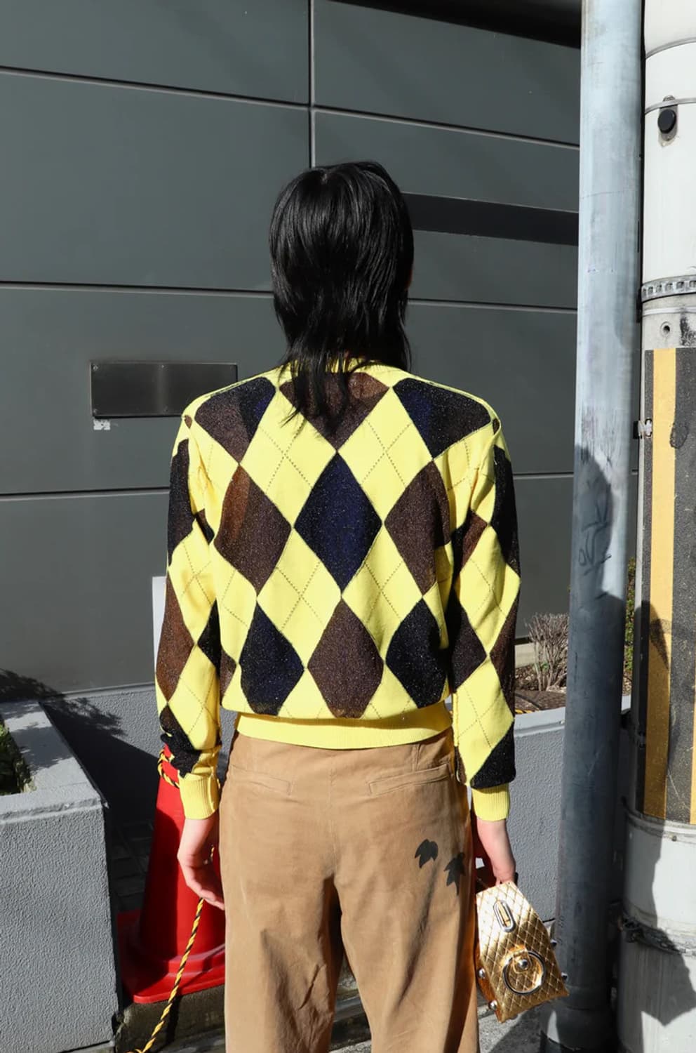 (46) REVERSED ARGYLE SWEATER 상품이미지2