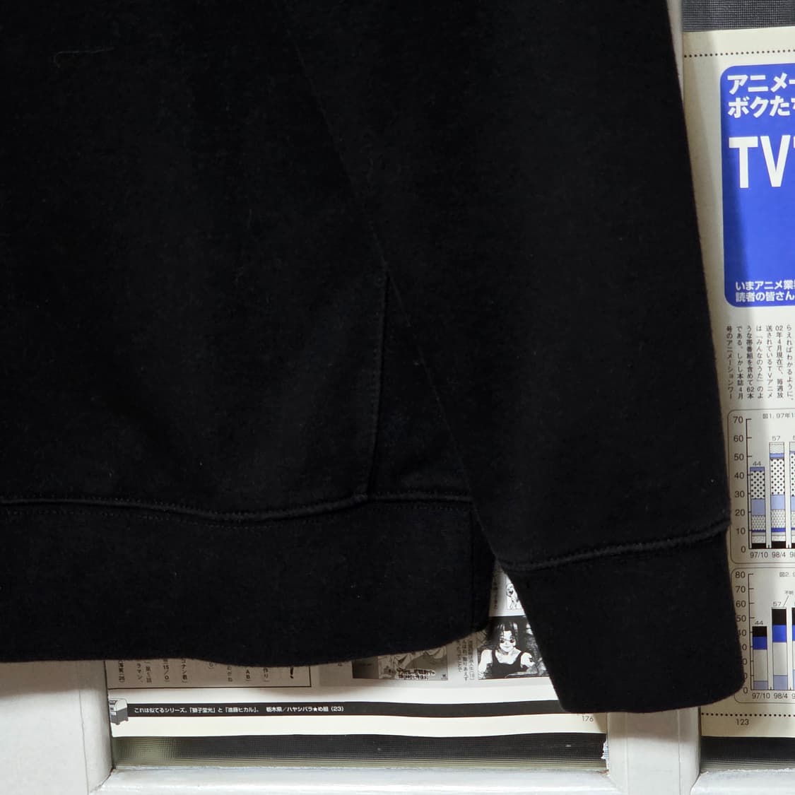 나이키 스우시 블랙 코튼 후드집업 상품이미지7