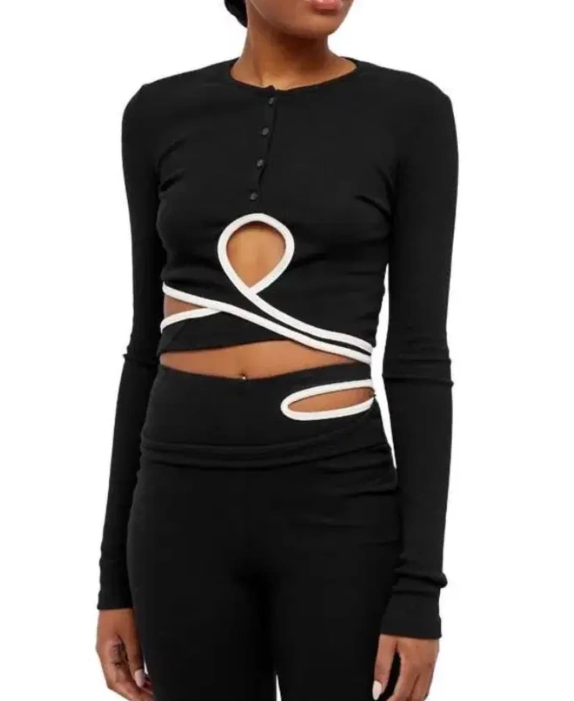 오토링거 컷아웃가디건 상품이미지1