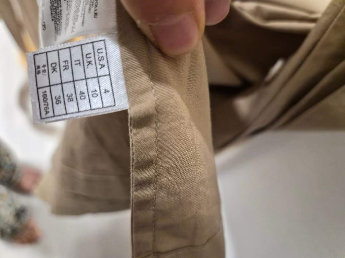 브룩스 브라더스 정품 코튼 혼방 플리츠 원피스 (상태 최상) 상품이미지5