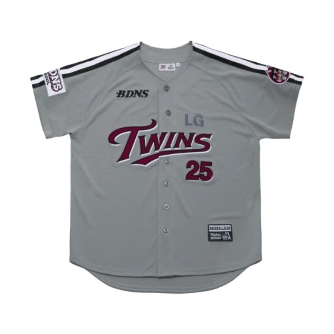 Lg twins 엘지 트윈스 빠더너스 2010 베이스볼 져지 그레이 상품이미지1