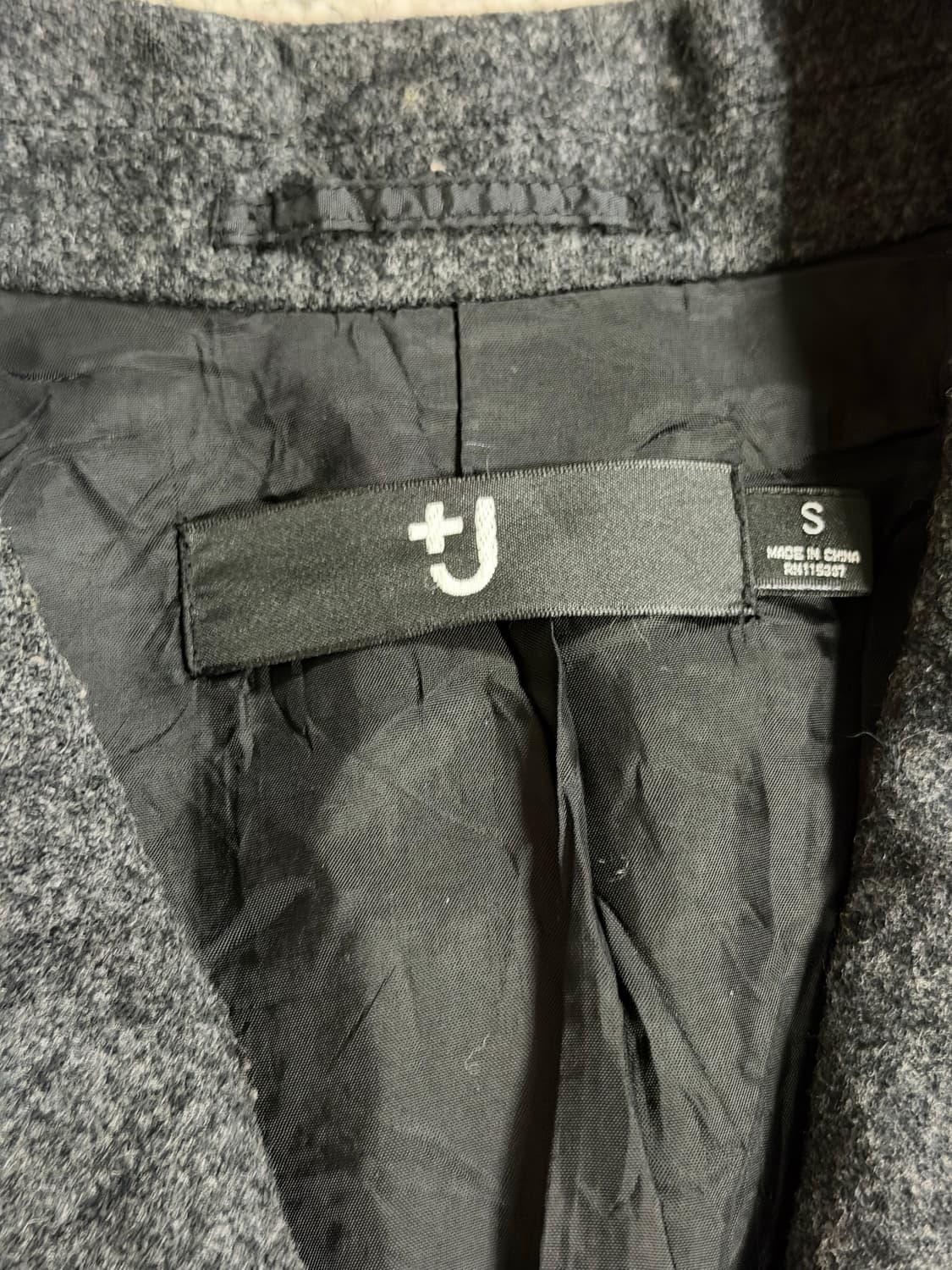 유니클로 +J 히든버튼 울 코트 상품이미지7