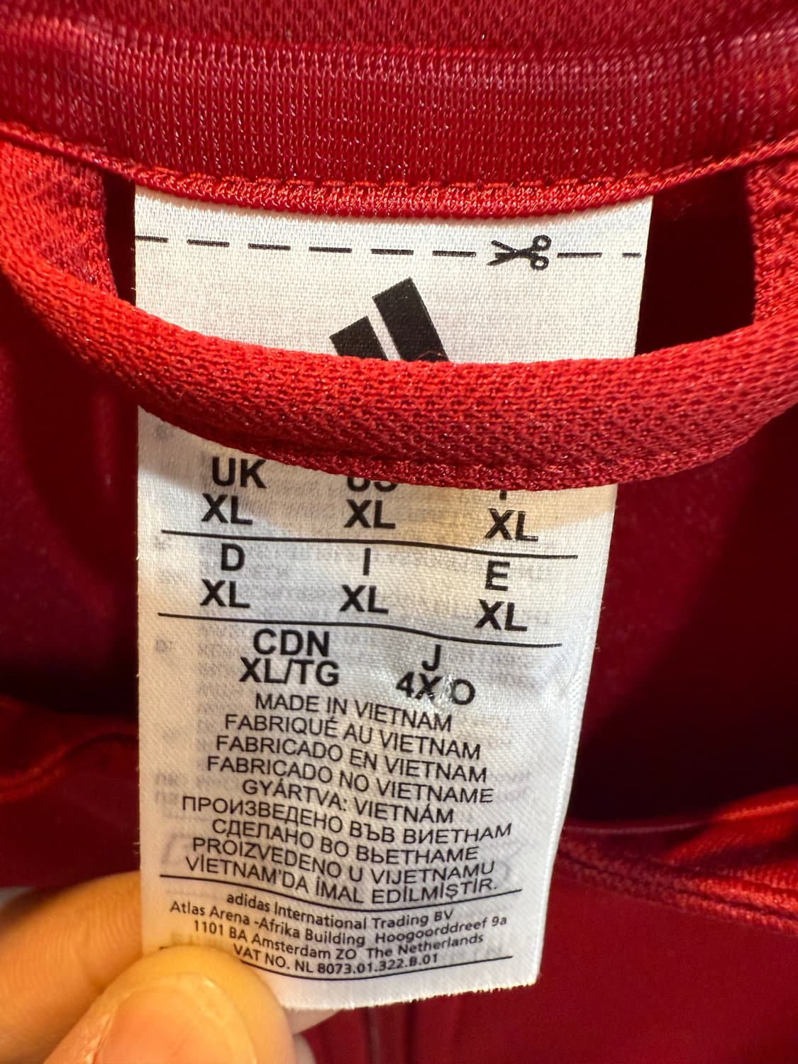 아디다스 AC 밀란 트랙탑 져지 XL 상품이미지4