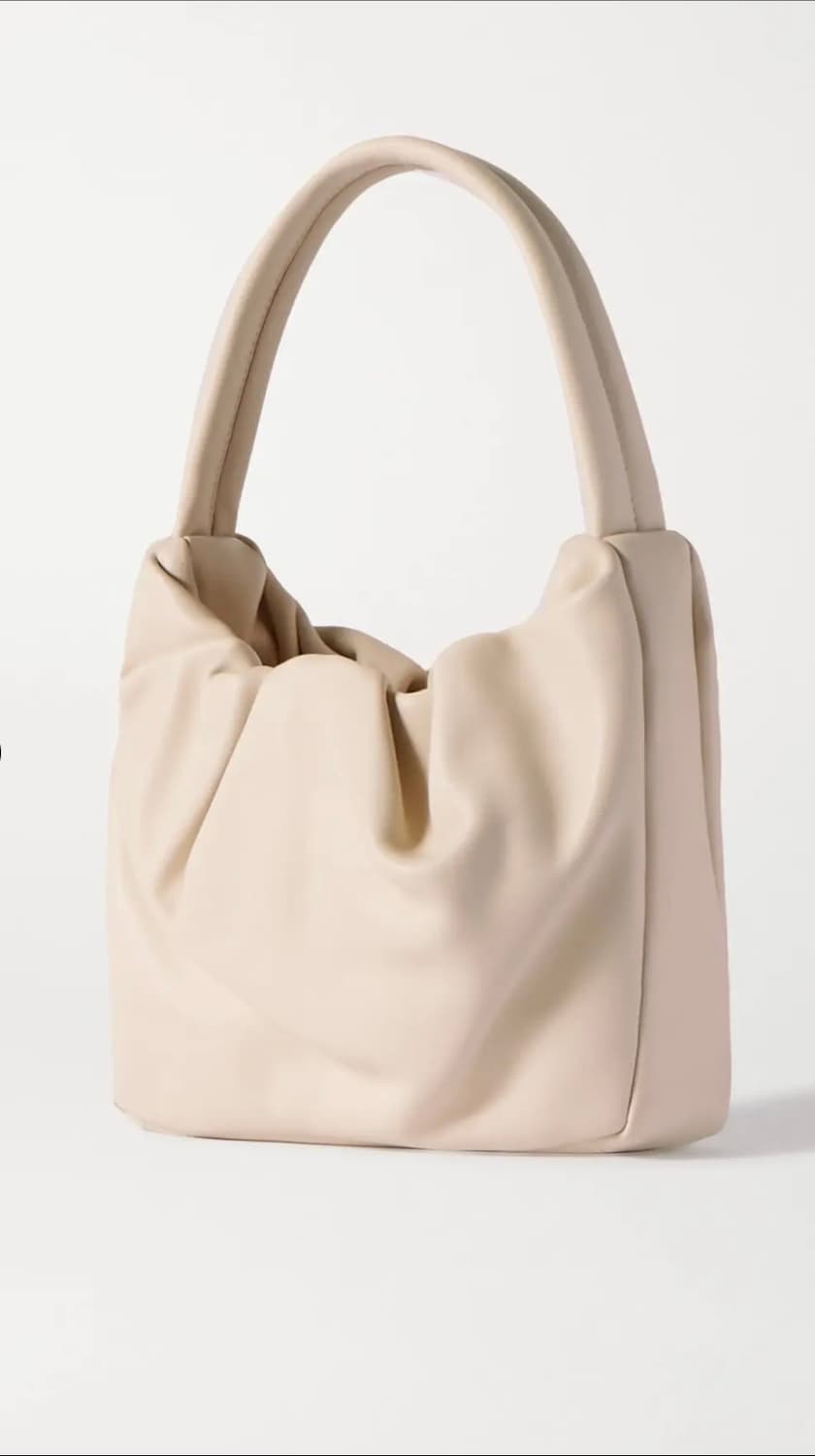 스타우드 레더 숄더백 크림 상품이미지1