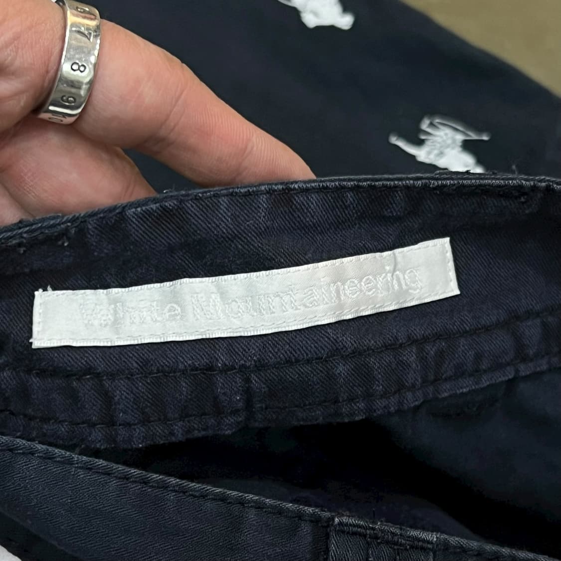  화이트 마운티니어링 패턴 워크 팬츠 y14074 상품이미지8