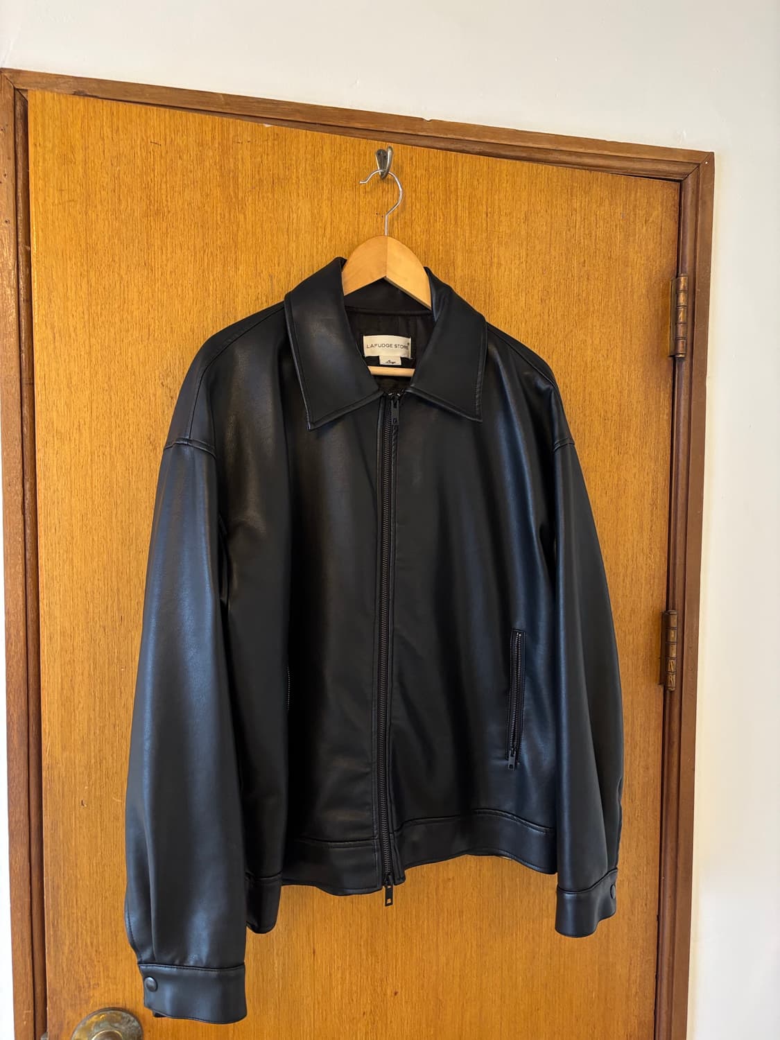 라퍼지스토어 블랙 레더 자켓 L 상품이미지2
