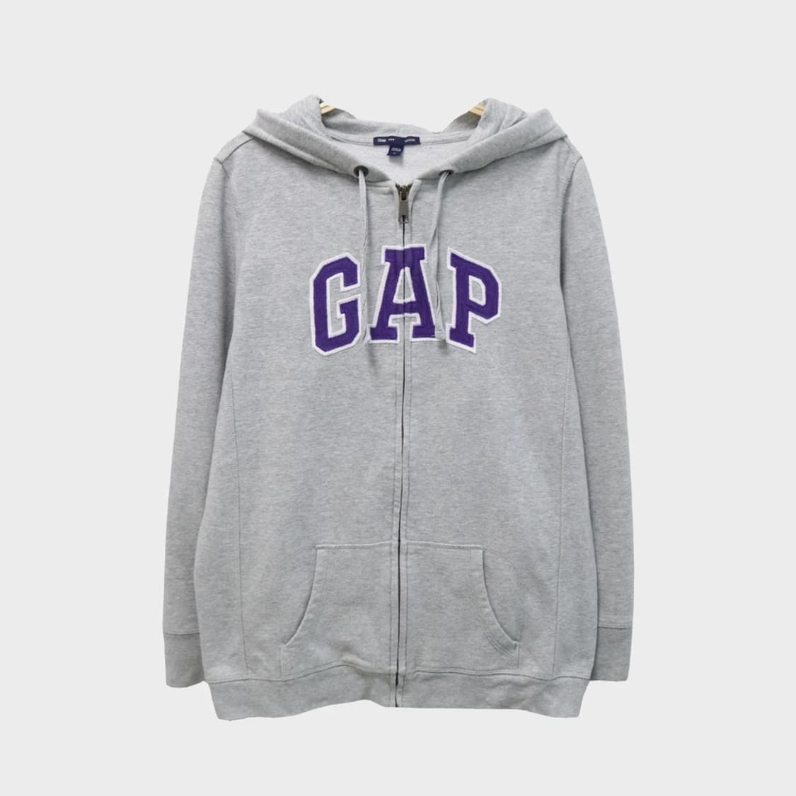 GAP 배색 로고 후드 집업 63067 상품이미지1