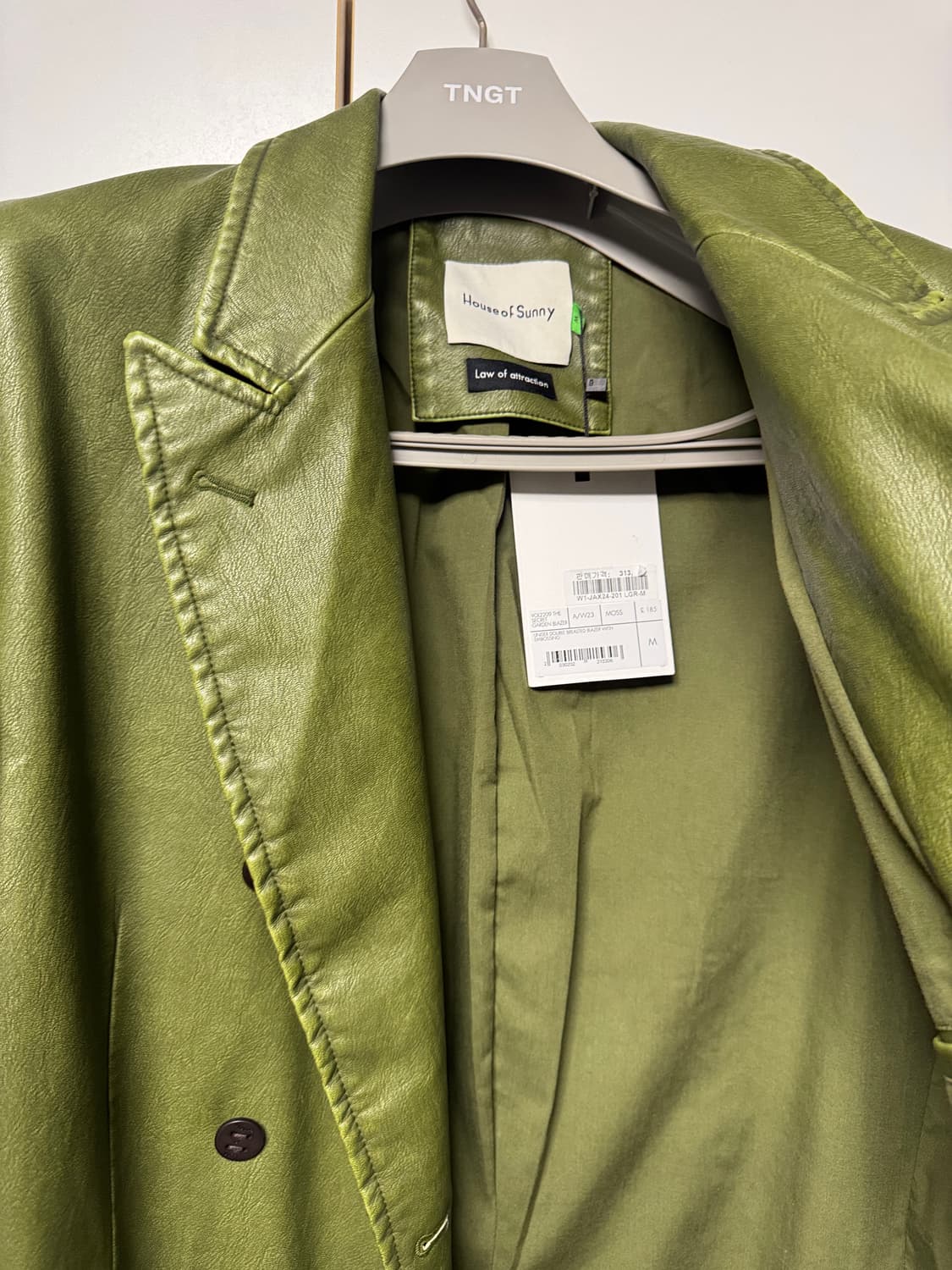 House of sunny 가죽 블레이저 상품이미지4