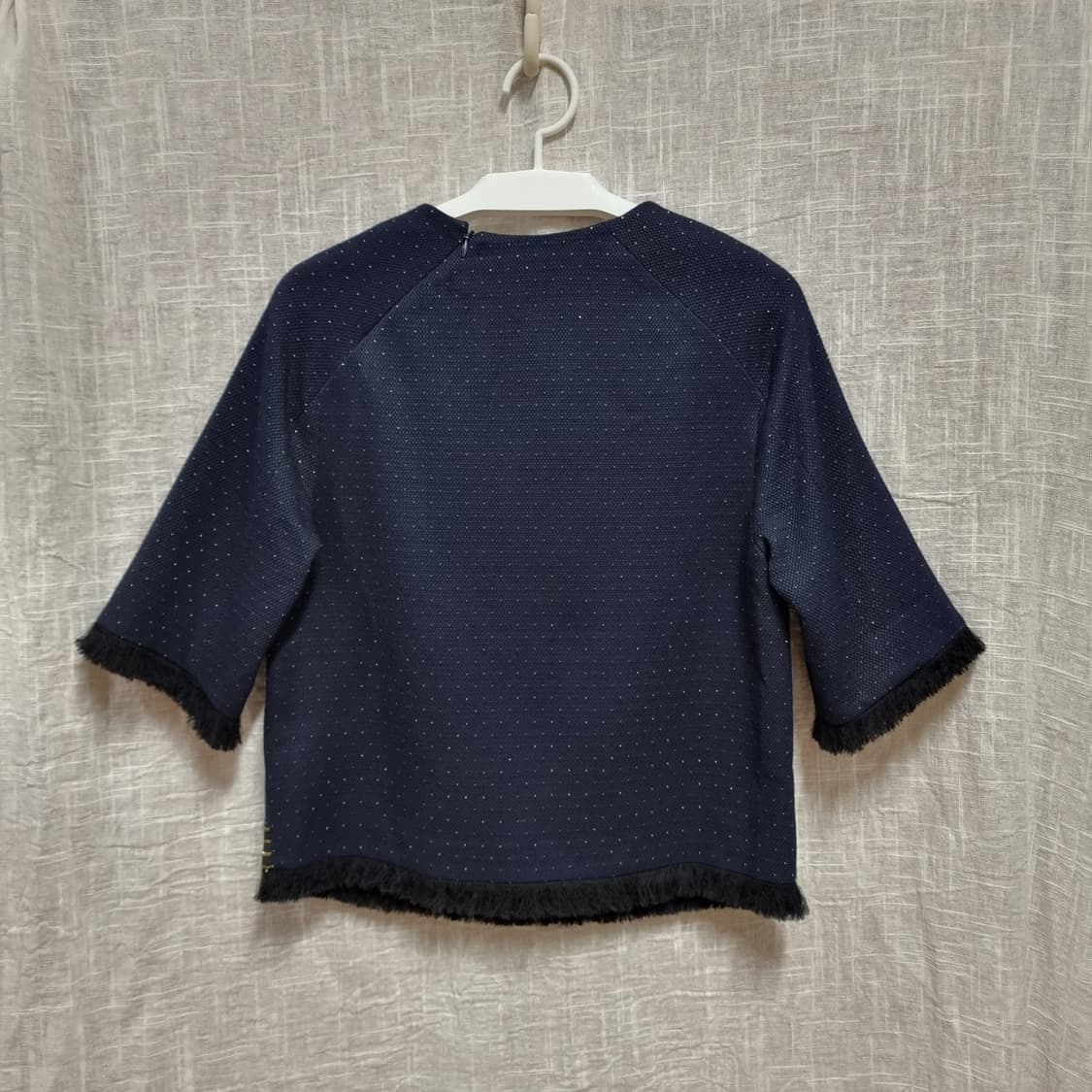 3.1 필립림 니트 블라우스 금사 스팽글 프린지 니트티 (55) 상태최상 상품이미지5