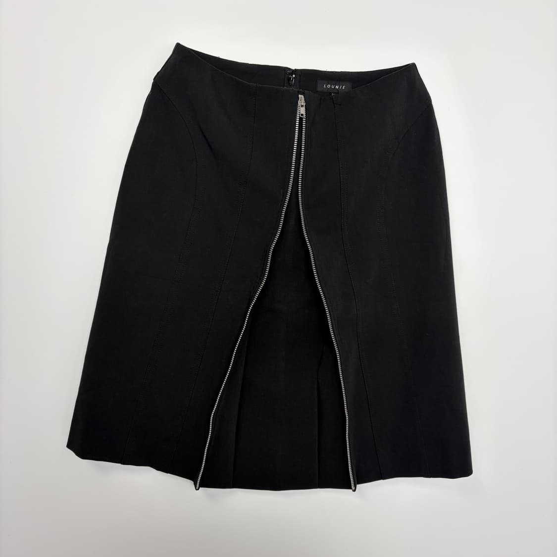 Lounie 지퍼 패턴 스커트 치마 상품이미지4