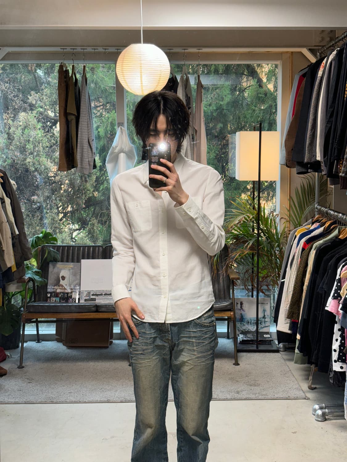 솔리드 옴므 린넨 셔츠 상품이미지3