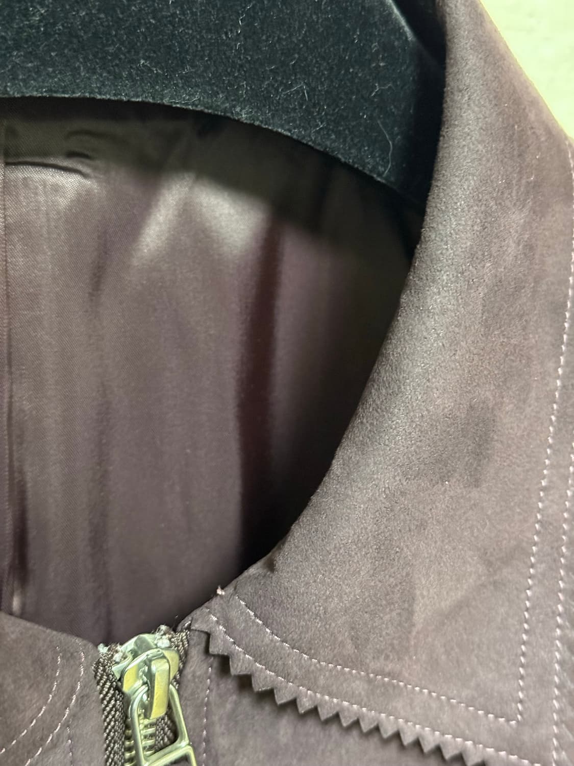 (최종인하) 유스 스웨이드 자켓 딥퍼플 M 상품이미지4