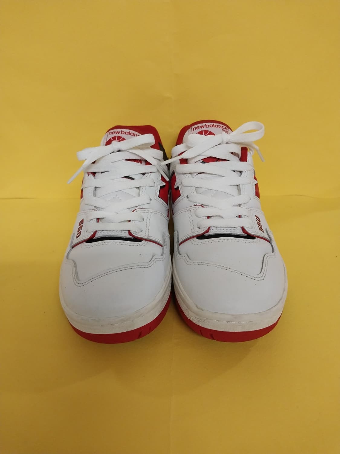 남성 뉴발란스 550 화이트레드 운동화 (245) 상품이미지2