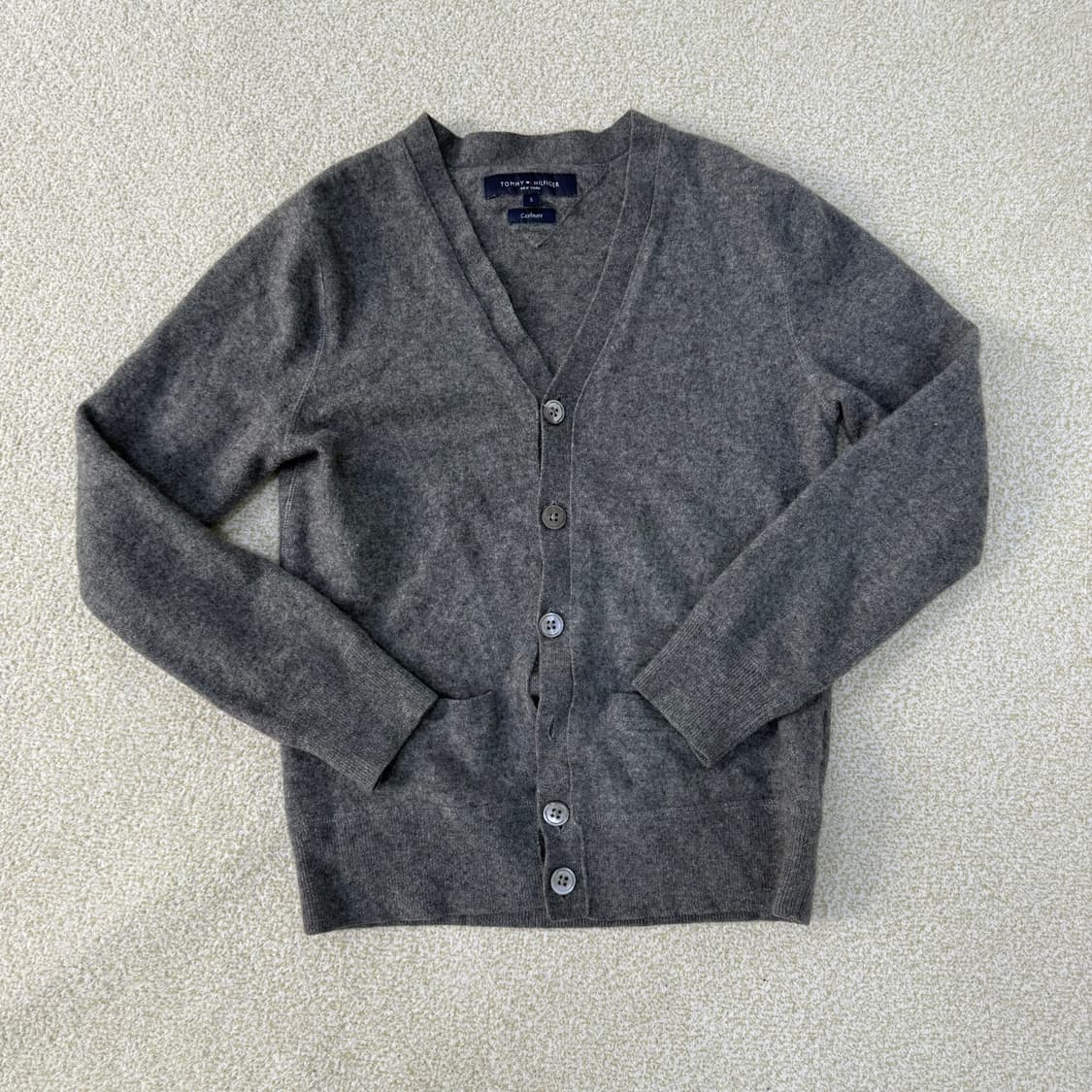[S] 타미힐피거 캐시미어 니트 가디건 0119T1 상품이미지1