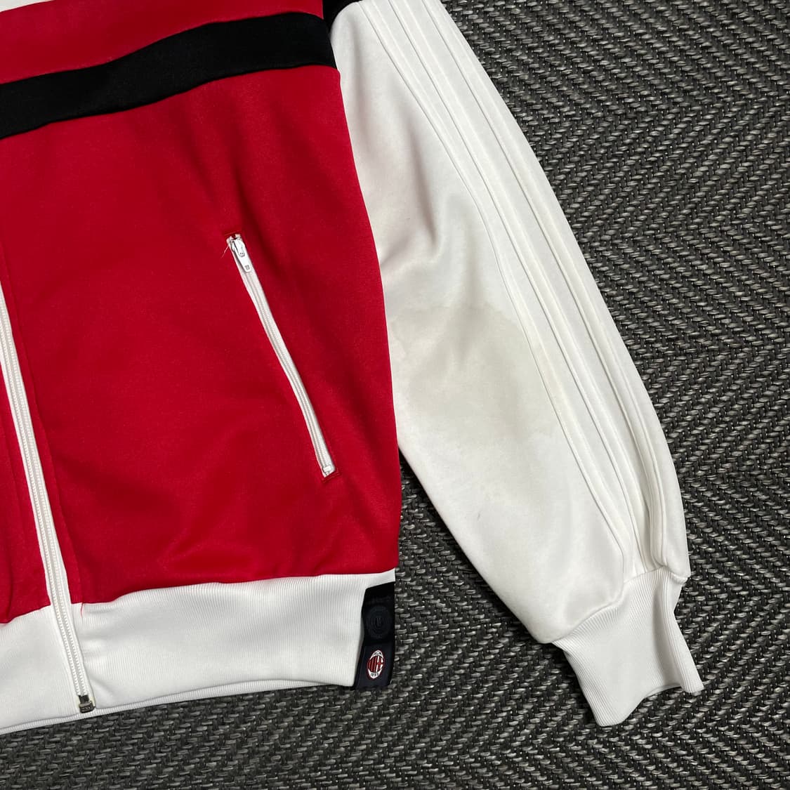 아디다스 09-10 AC밀란 배색 트랙탑 져지o 4882 상품이미지2