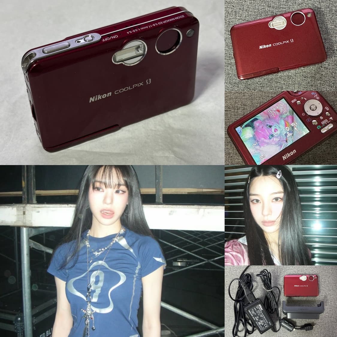 희귀 노제 디카🪽니콘 쿨픽스 S3 (크래들 및 구성품 다수 포함) 상품이미지1