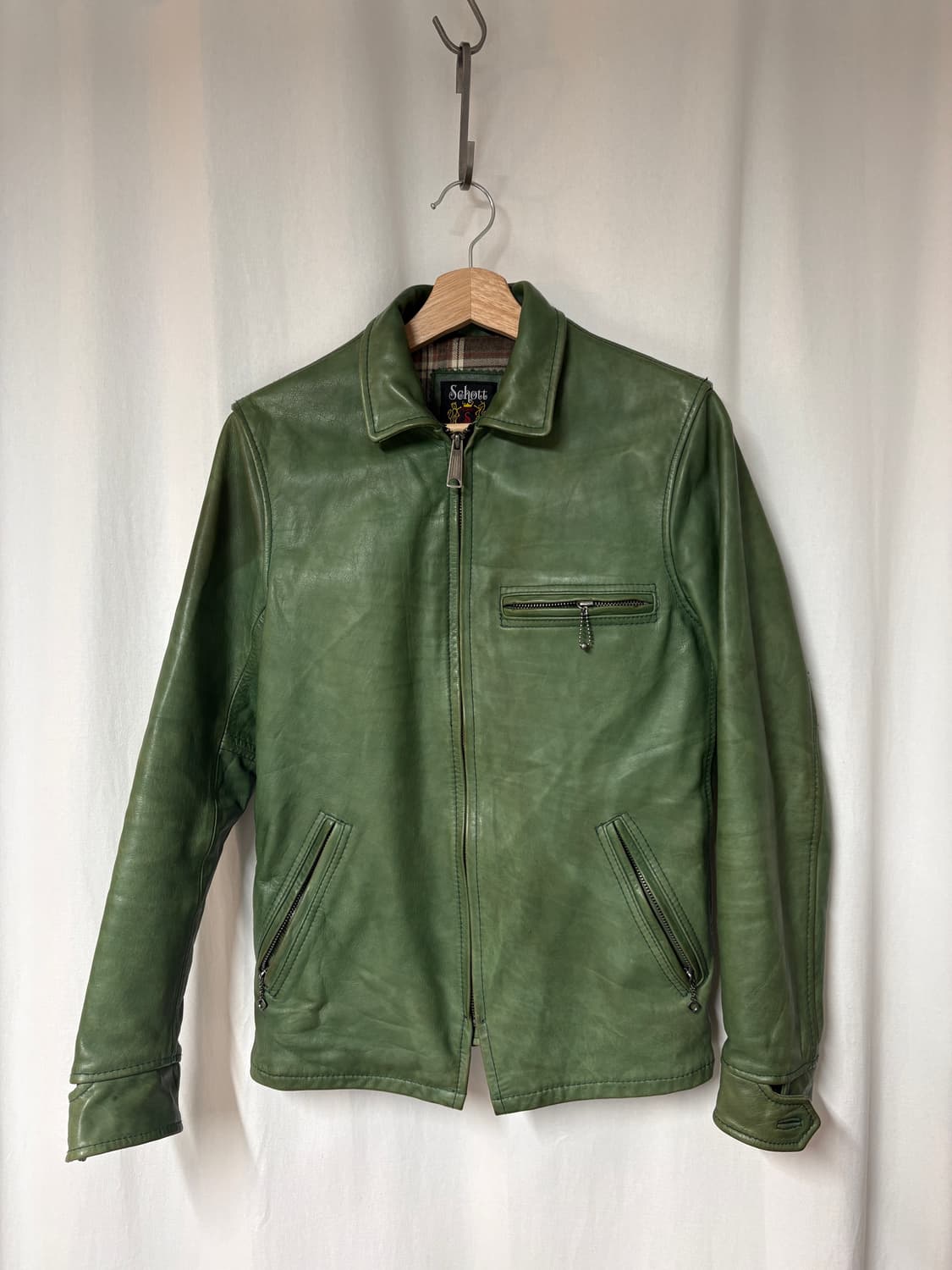 Schott 70's 레더 스포츠 자켓 상품이미지1