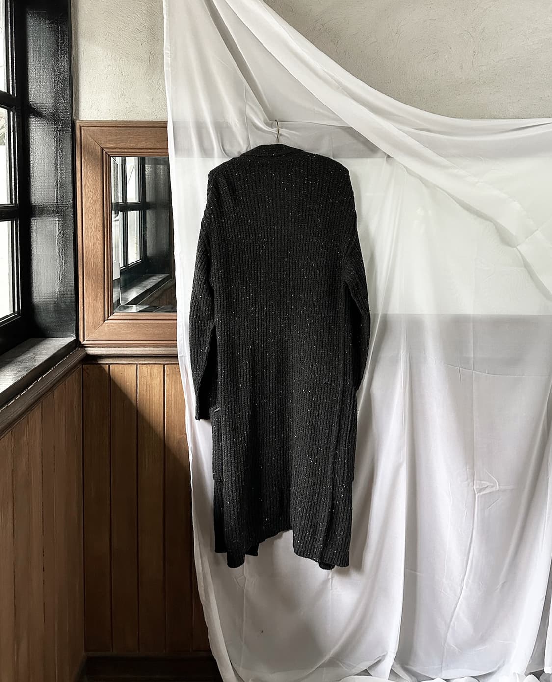 DIESEL wrap knit long cardigan 상품이미지8