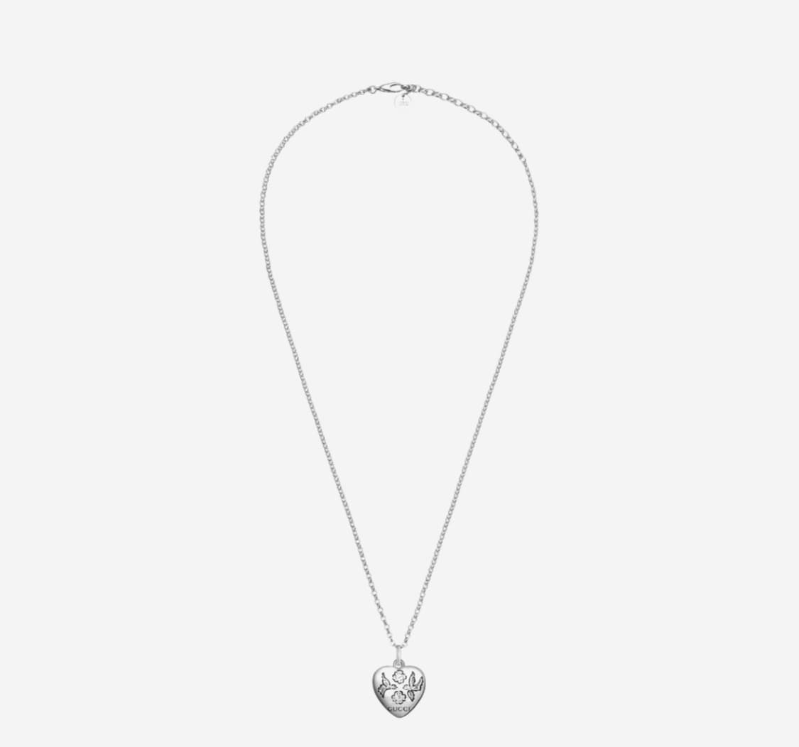 (구해요) 구찌 블라인드 포 러브 목걸이 실버 상품이미지1