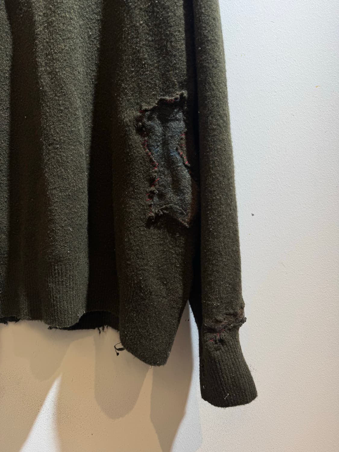 빈티지 패치 니트 상품이미지7