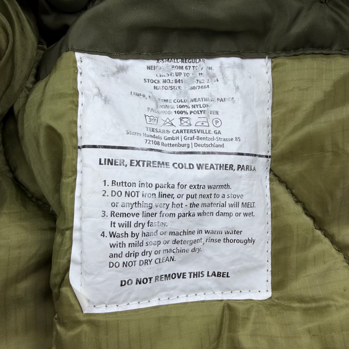 밀텍 M65 피쉬테일 개파카 상품이미지6