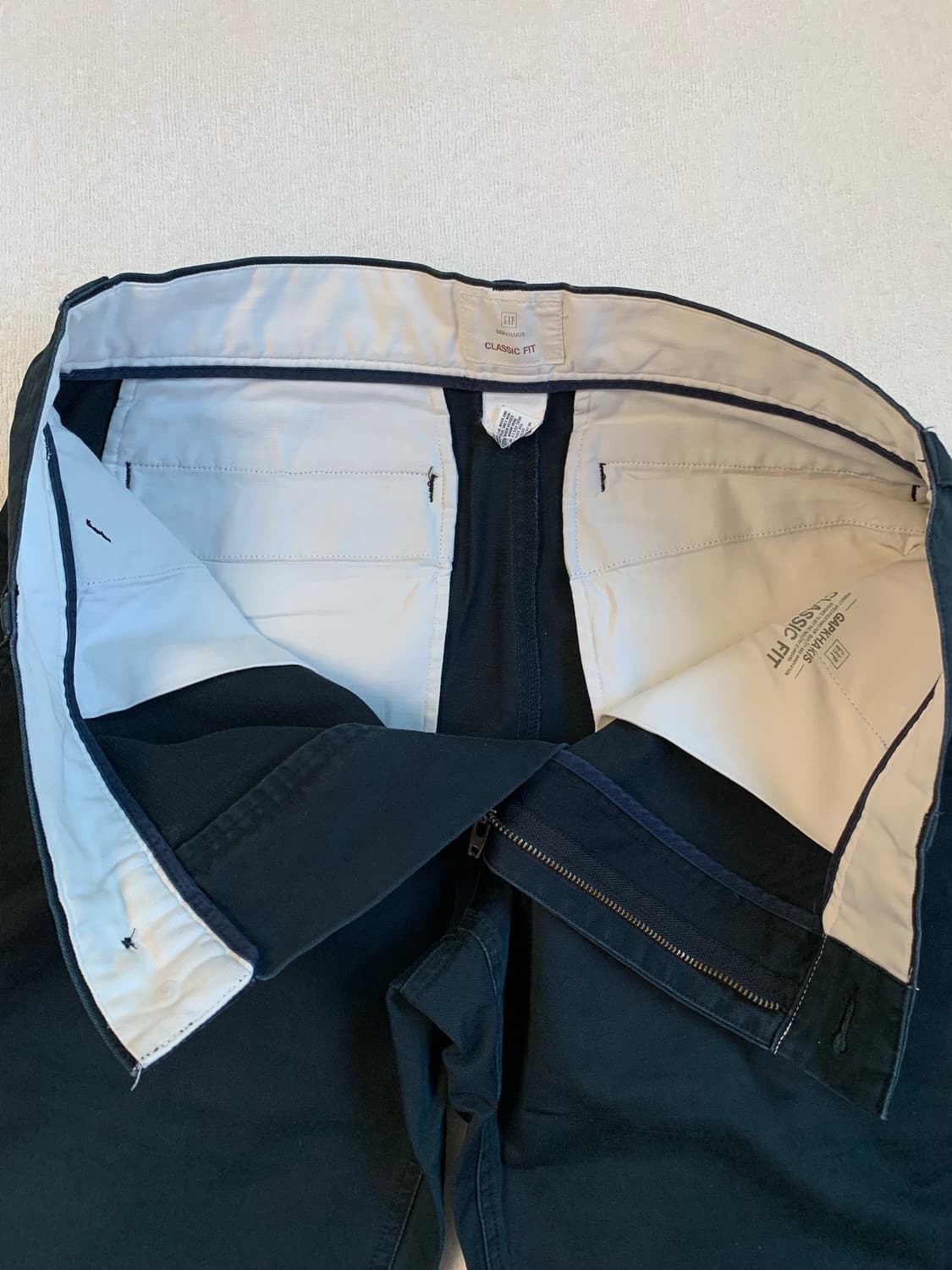 갭 GAP KHAKIS 00s 클래식핏 치노팬츠 블랙 81x81 상품이미지7