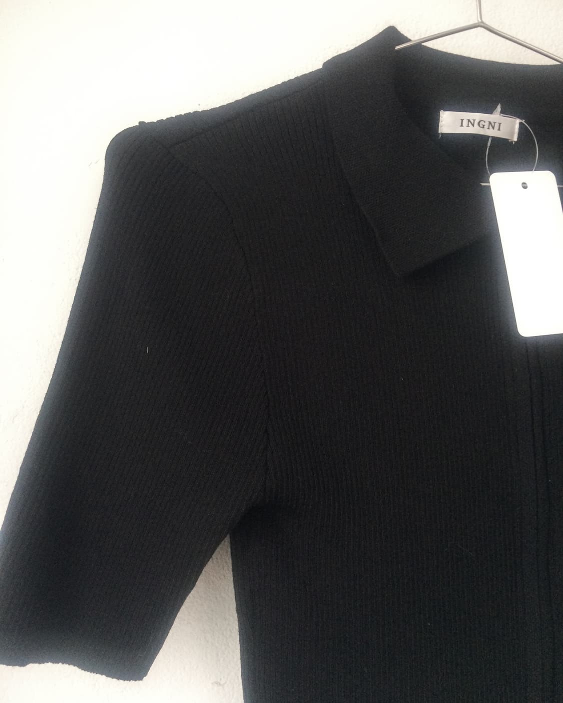 Ribbed crop zip up 상품이미지5
