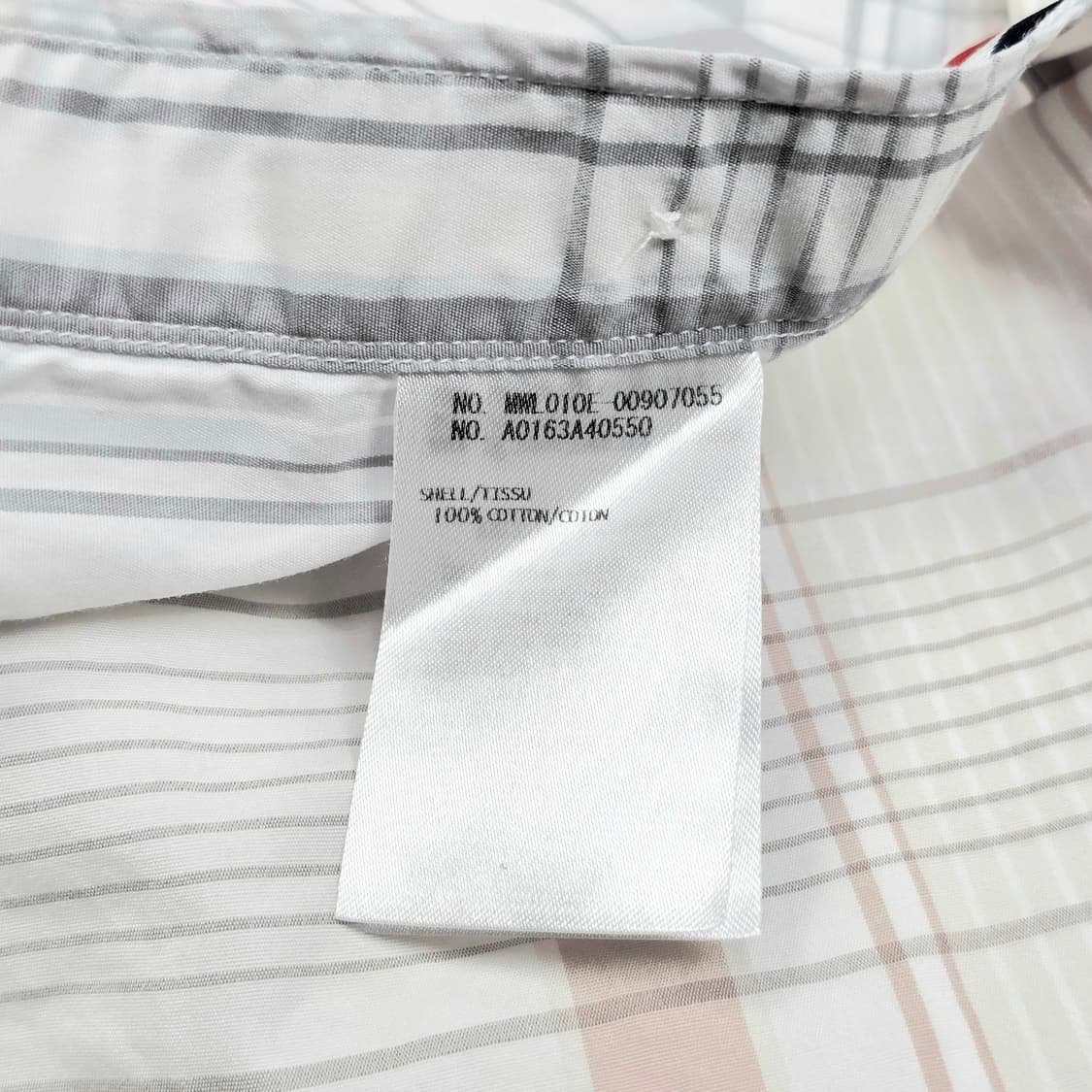 톰브라운 히든삼선 포플린 체크셔츠 상품이미지6