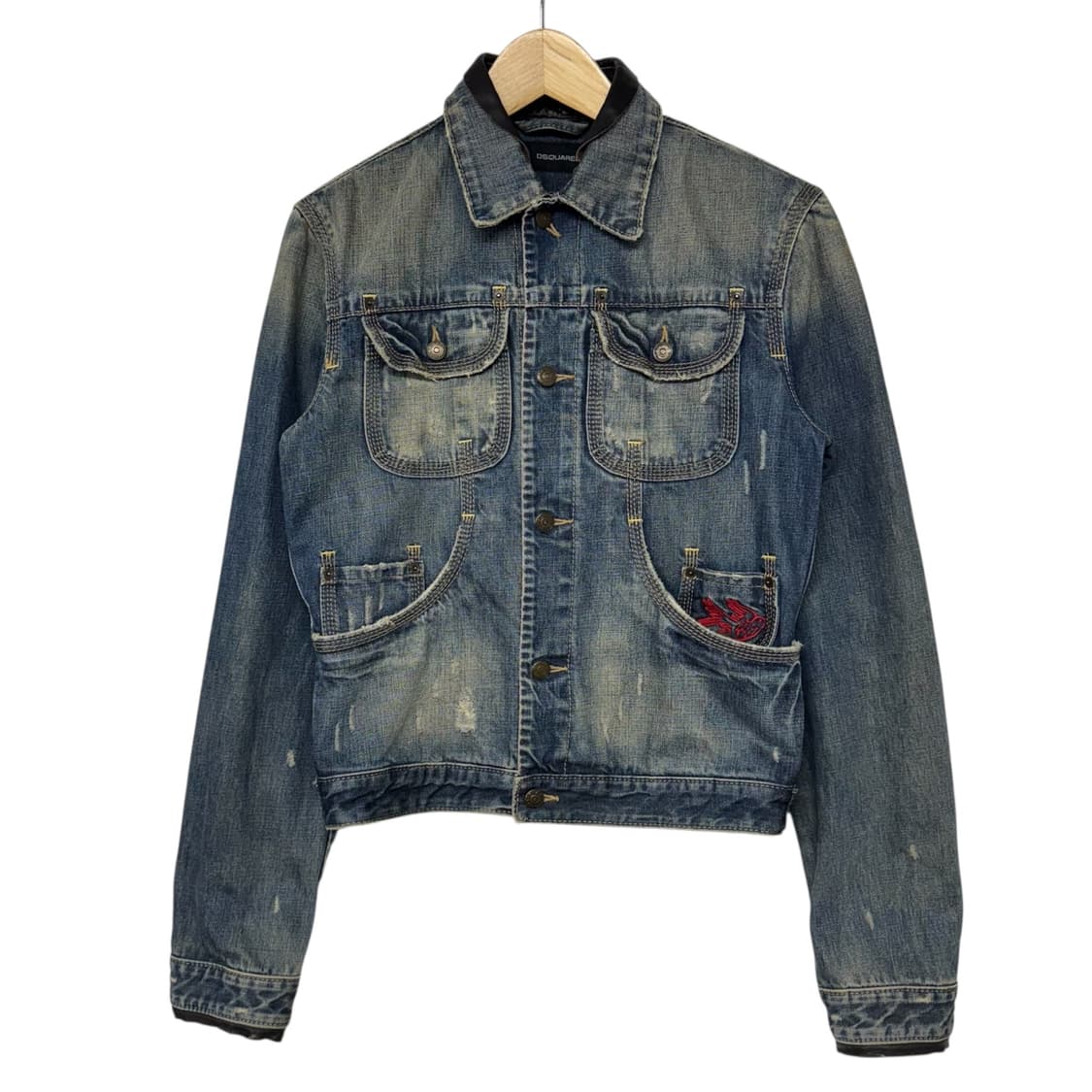 디스퀘어드2 백로고 데님 자켓 상품이미지1