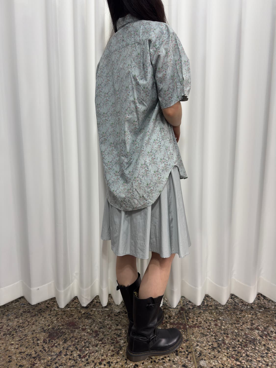 flower printing shirt 상품이미지5