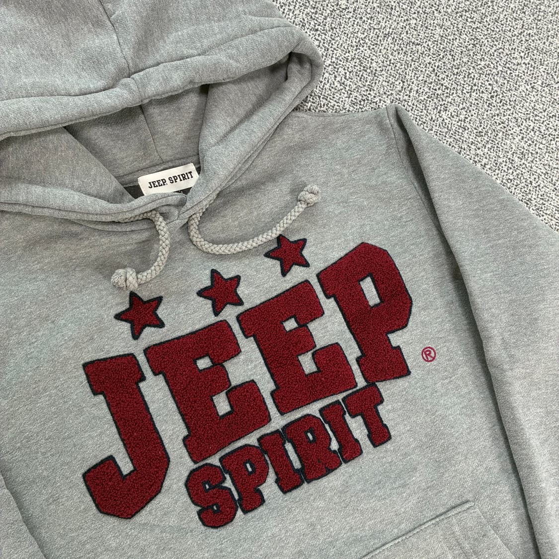 <지프 패치 로고 스타 후드티> No.1484 상품이미지7