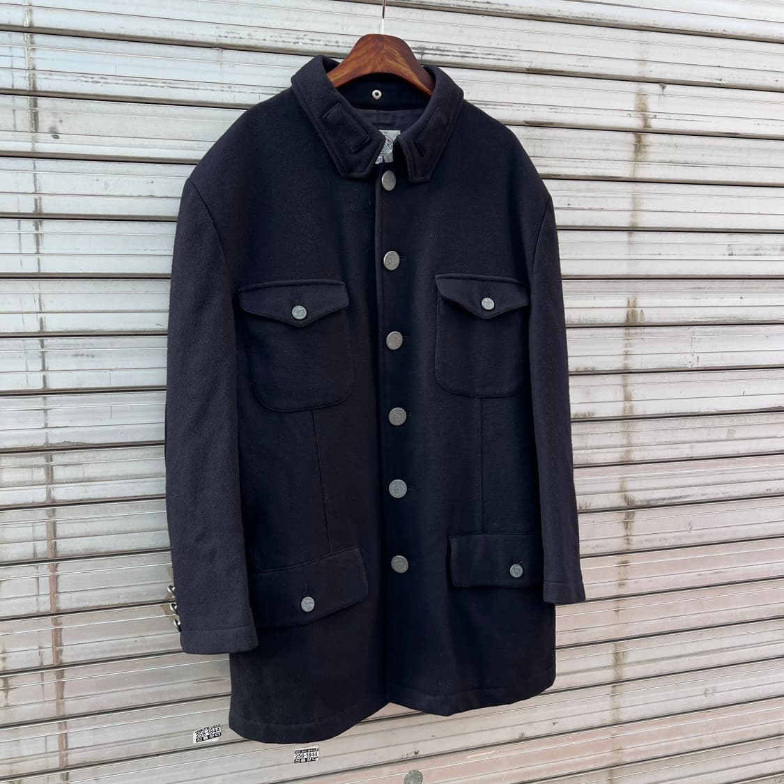 [L] 90s 아르마니 진스 울 필드 자켓 상품이미지1