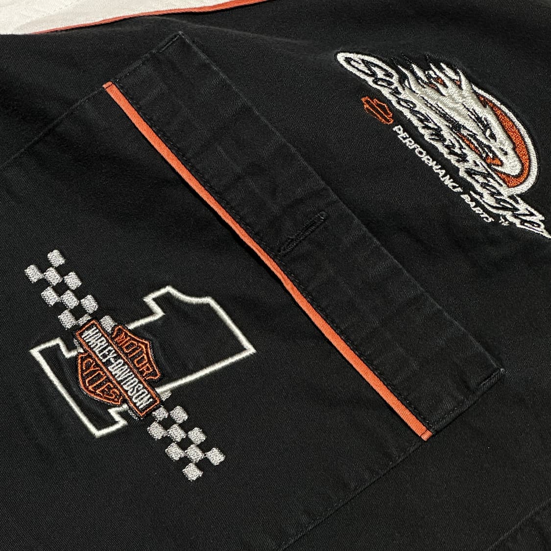 [HARLEY-DAVIDSON] 할리 레이싱 빈티지 오버핏 셔츠 상품이미지2