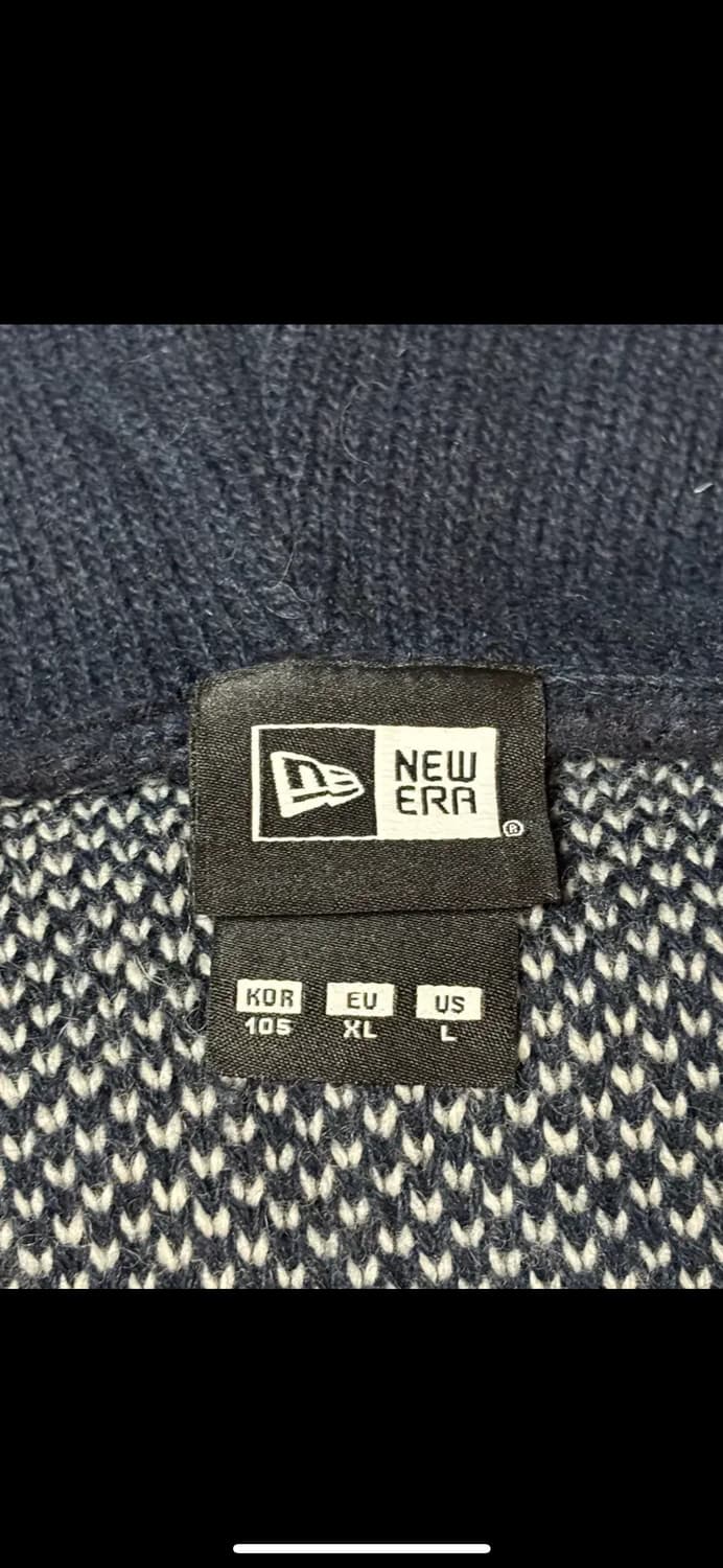 XL) 뉴에라 MLB 뉴욕양키스 니트 후드집업 네이비 상품이미지6