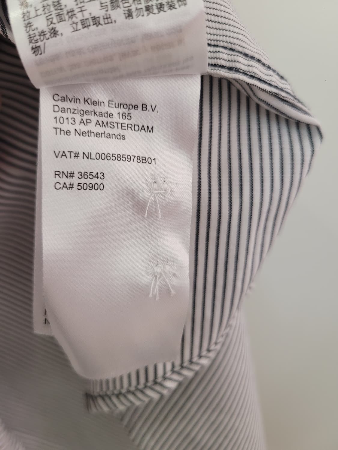 캘빈클라인 남성 스트라이프 믹스패턴 긴팔 셔츠 S사이즈 상품이미지9