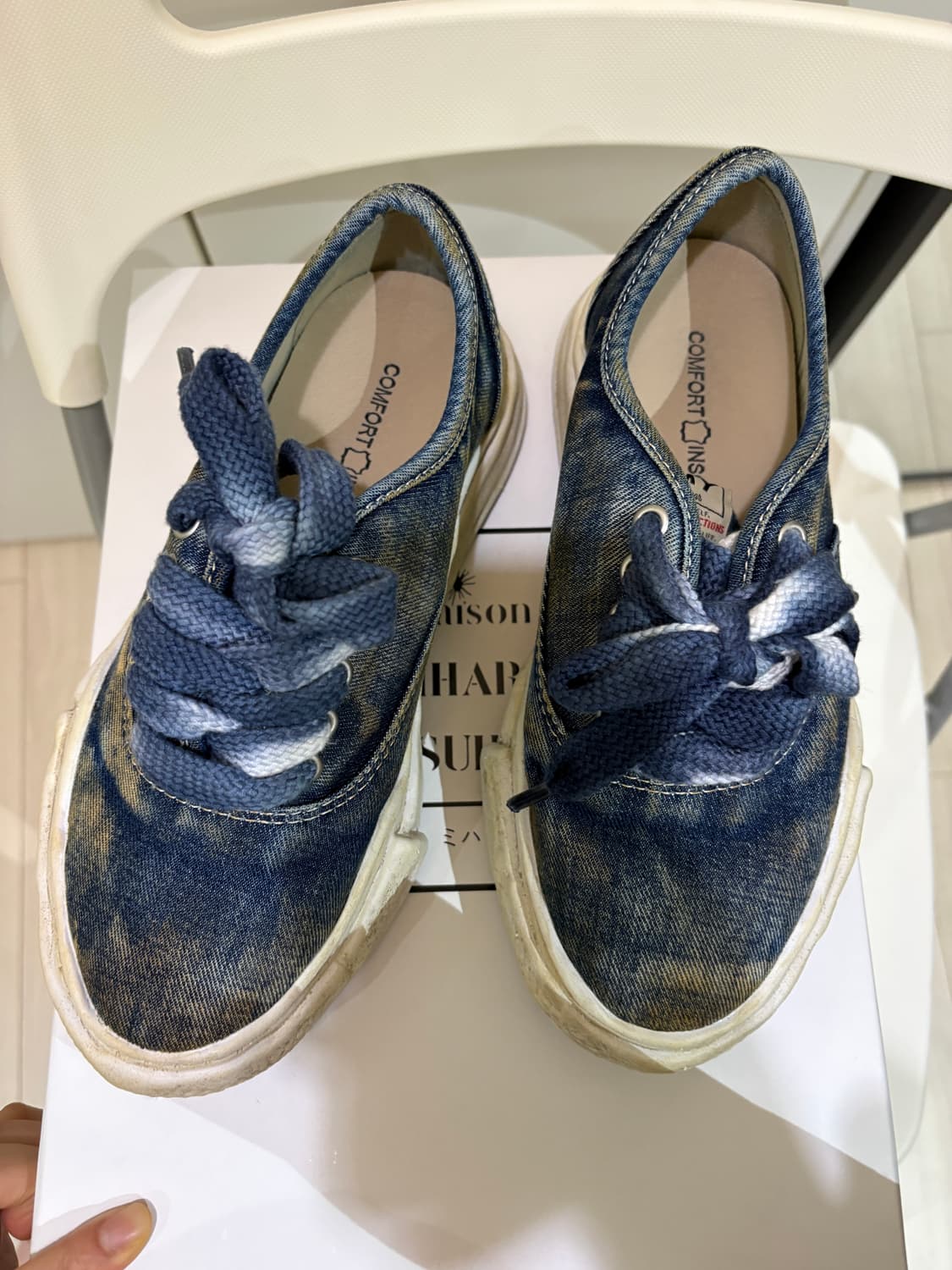 미하라 베이커 워시드 데님 블루 / 37 상품이미지1