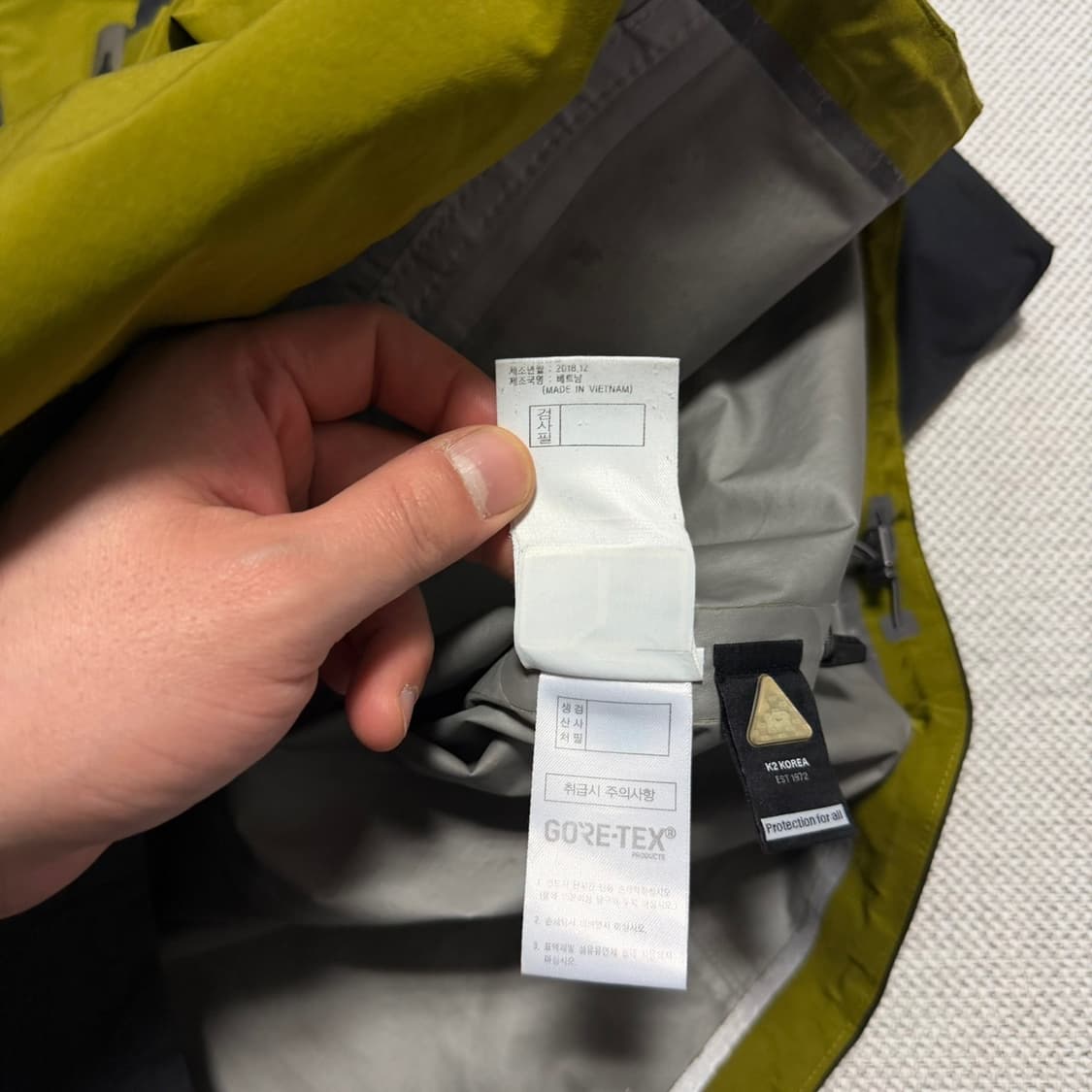 K2 고어텍스 바람막이 자켓 상품이미지6