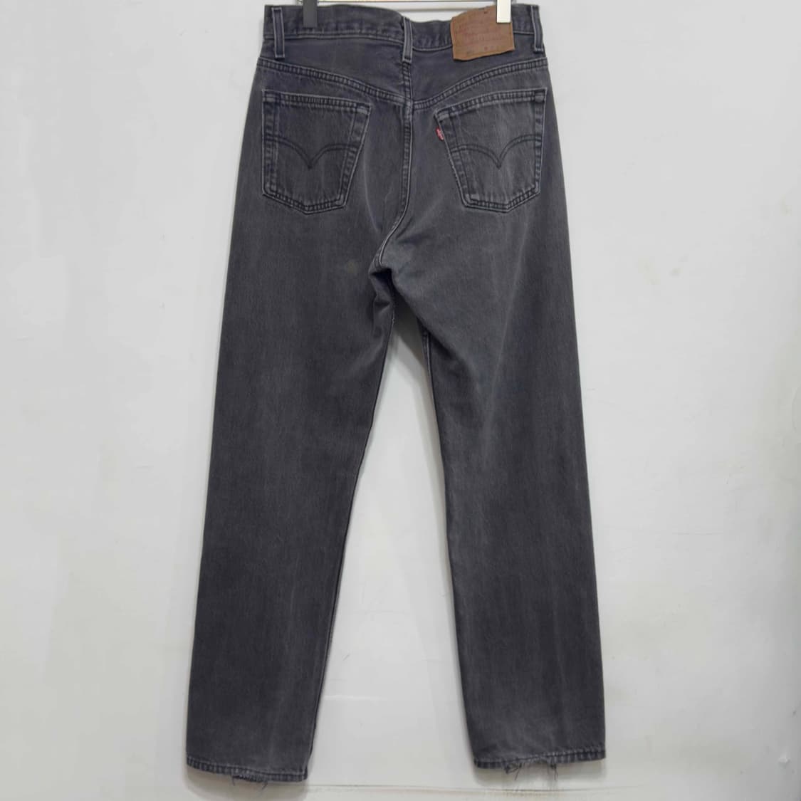 90s 리바이스 501 흑청 데님팬츠 W30 L30 상품이미지6