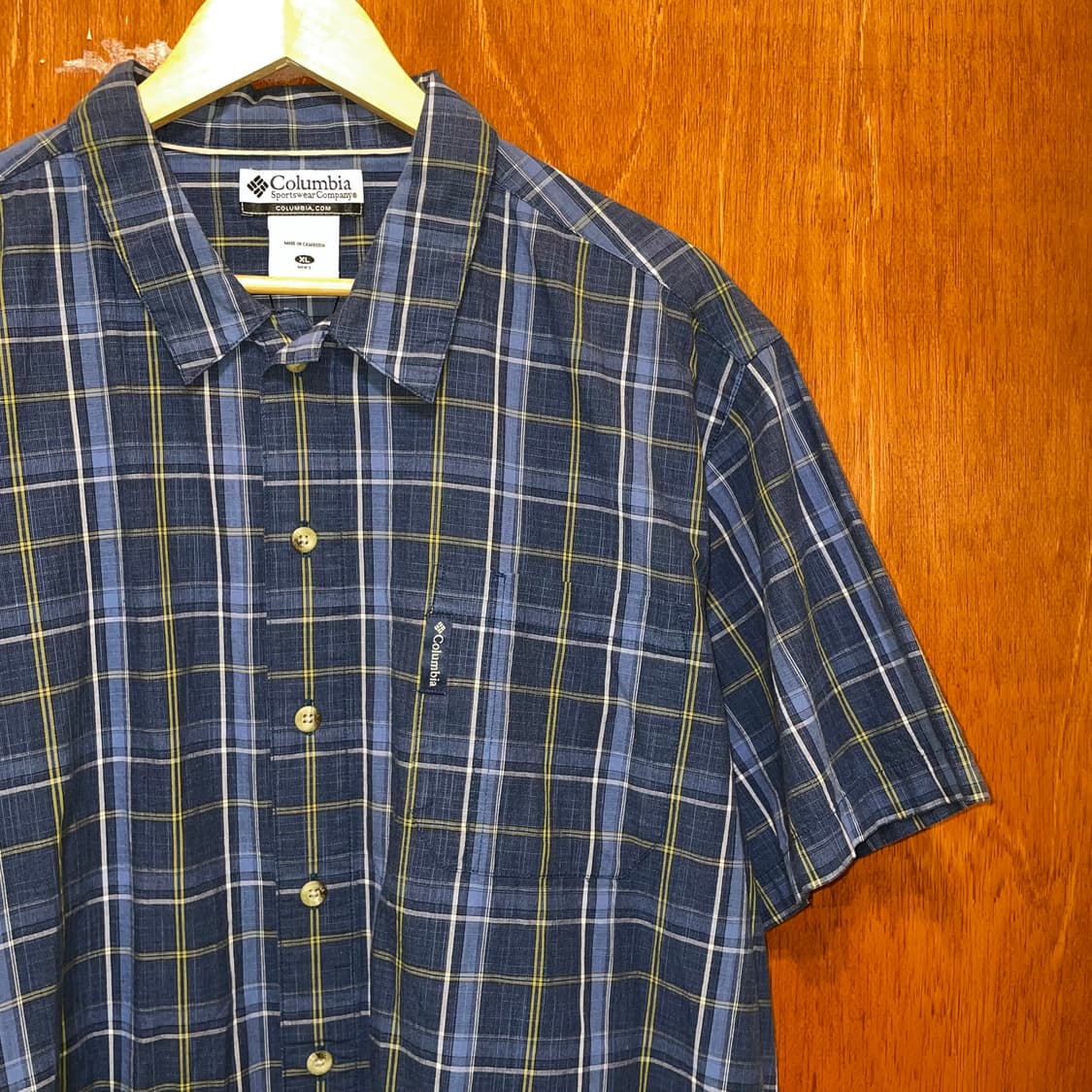 (XL) Columbia 컬럼비아 체크 반팔 셔츠 상품이미지2